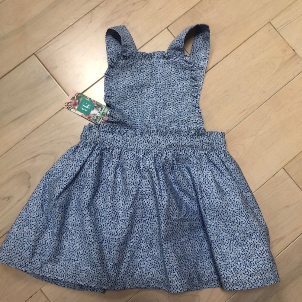 SABZ cotton ruffle bow back dress